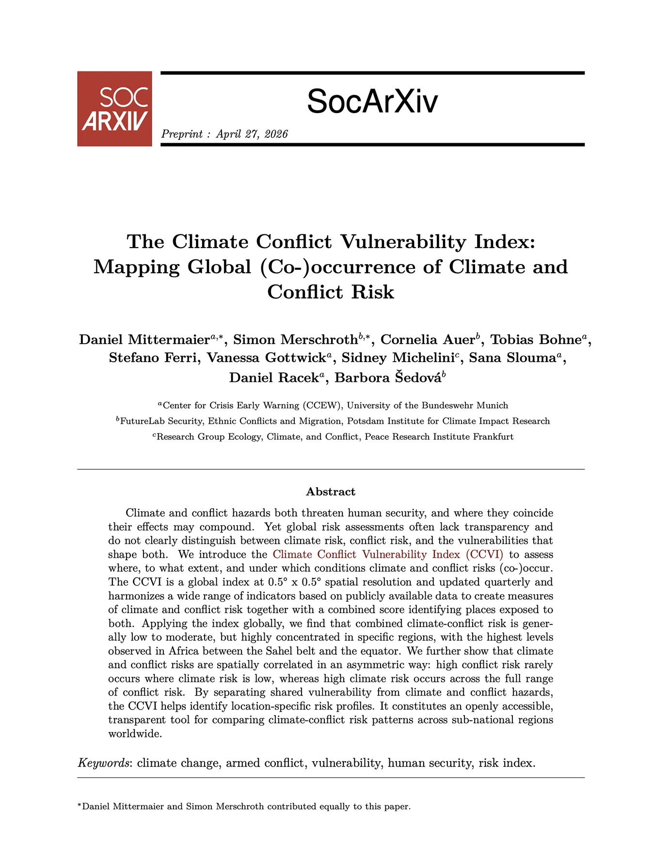 Cover of publication